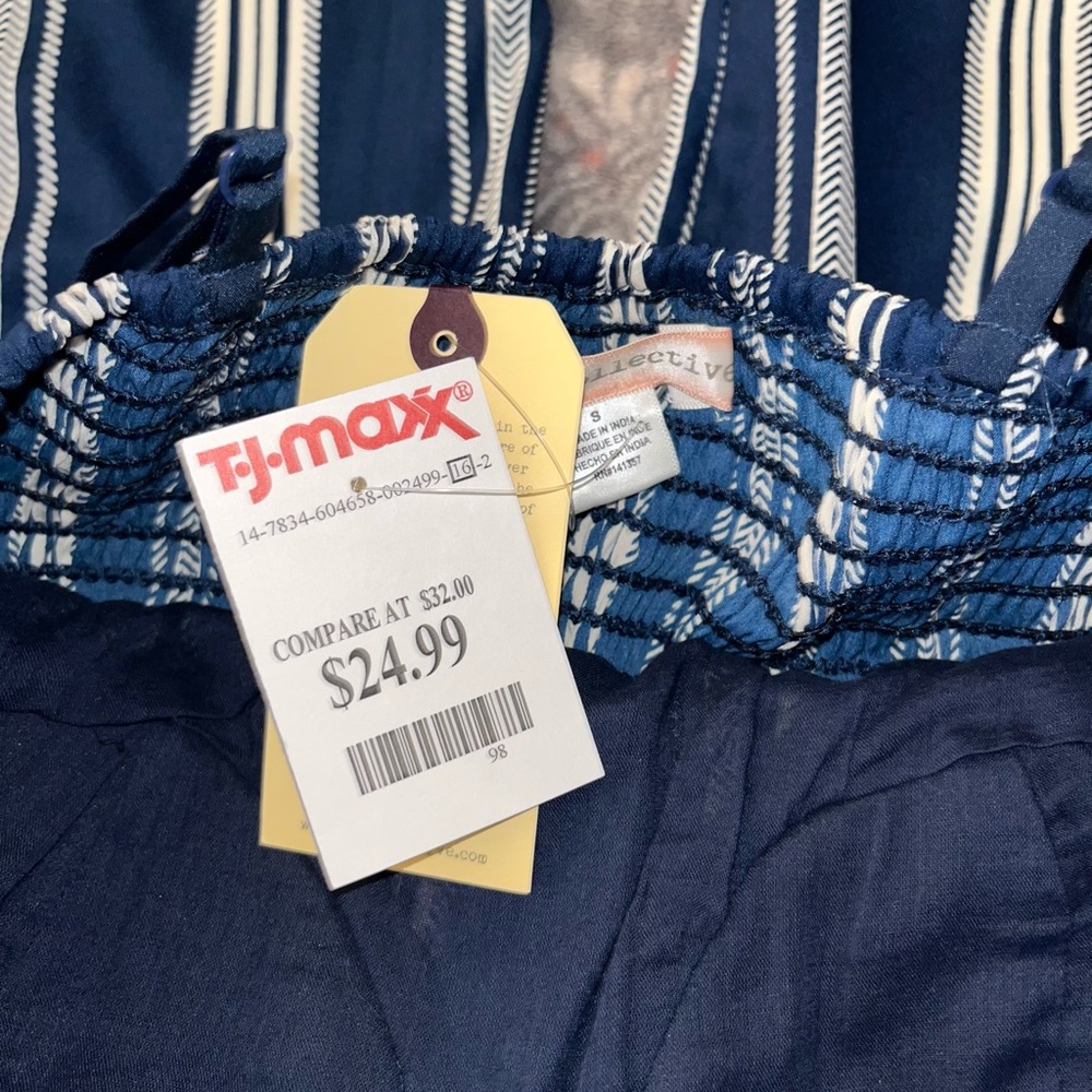 Striped jumpsuit - Picture 2 of 2